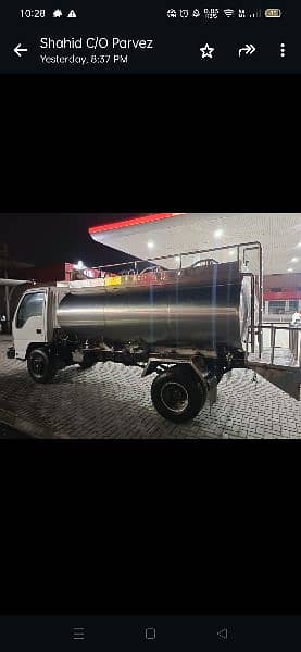 Isuzu NKR Milk Tanker truck 5500 ltr 4
