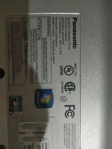 Panasonic toughbook core i5 15