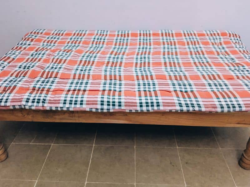 Wooden Chauki Bed 4