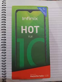 Infinix Hote 10 play 4/64 complete box