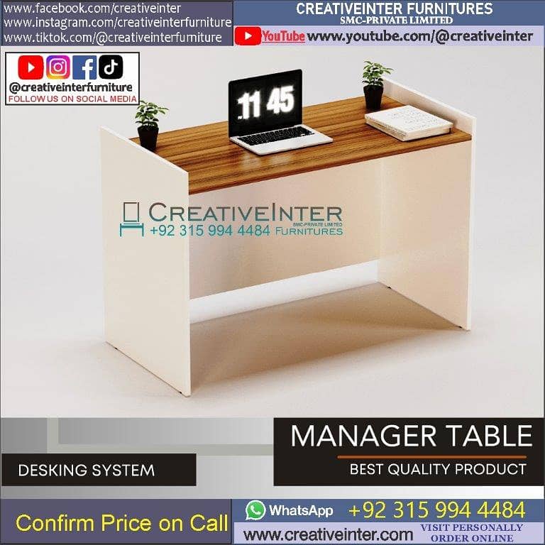 gaming Office desk computer work table desgn furniture sofa chair rack 7