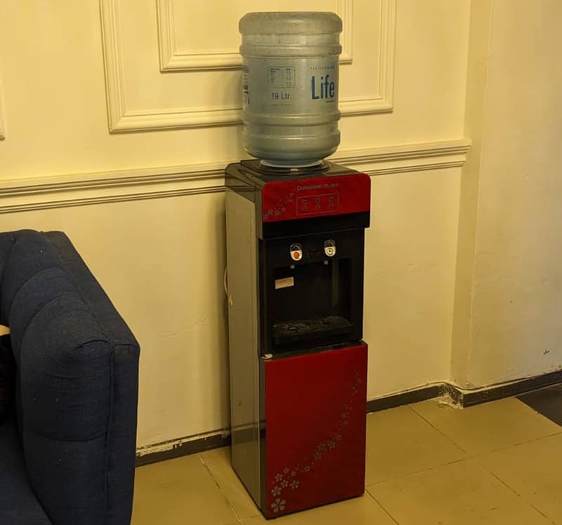 Water Dispenser Changhong Ruba With Fridge Hot and Cool Glass Door 7