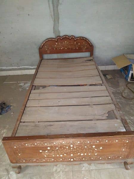 double beds pure wooden 2