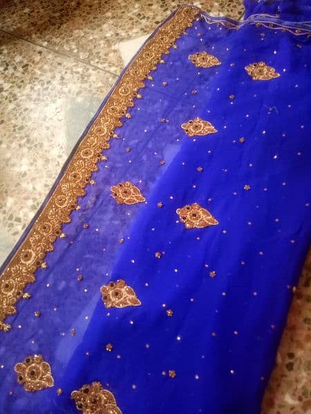 women sarrii blue colour,hand work good quality 1