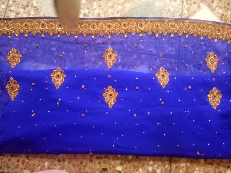 women sarrii blue colour,hand work good quality 3
