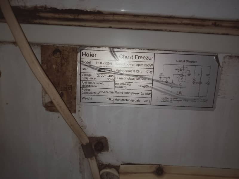 Haier Deep Freezer HDF-325H Model 1