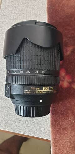 Nikon lense 18/140 mm brand new urgent sale