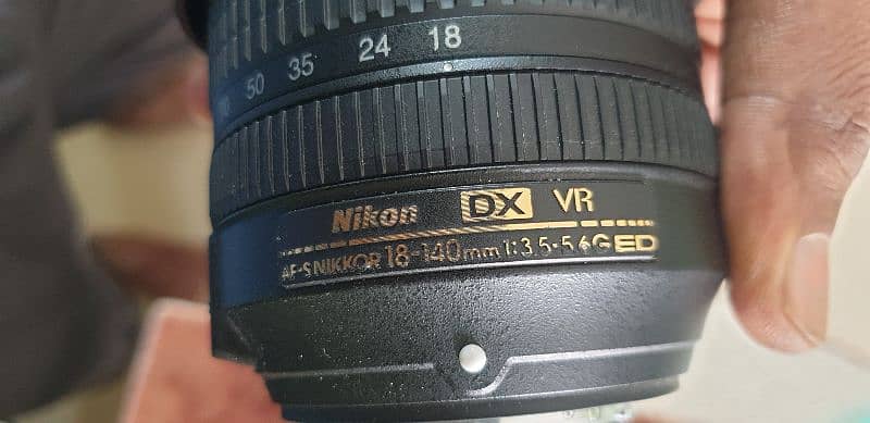 Nikon lense 18/140 mm brand new urgent sale 2
