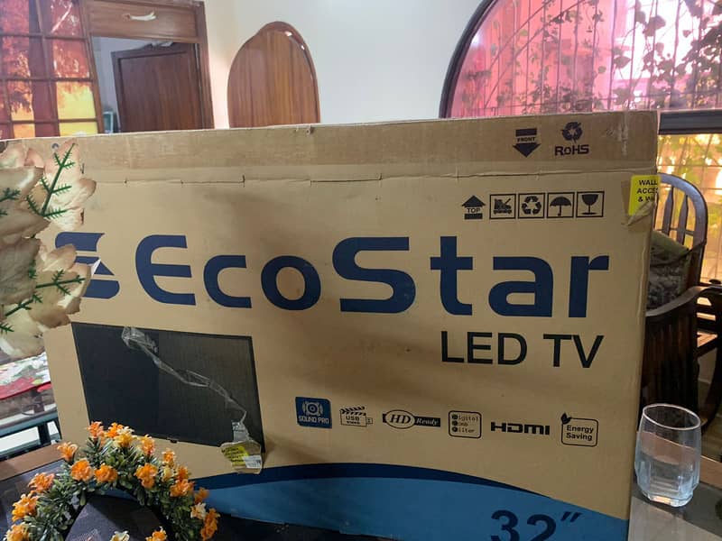 EcoStar 32' inch LED TV with 1 year warranty 3