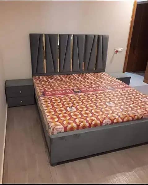 bed  bed set king size bed double bed Poshish bed furniture 3