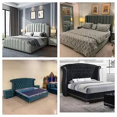 bed  bed set king size bed double bed Poshish bed furniture 8