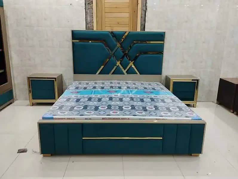 bed  bed set king size bed double bed Poshish bed furniture 12