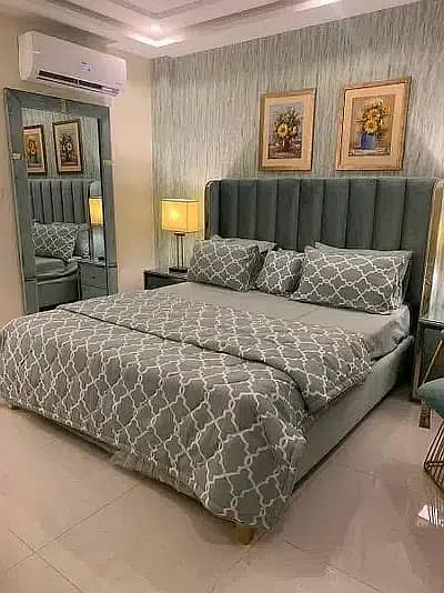 bed  bed set king size bed double bed Poshish bed furniture 19