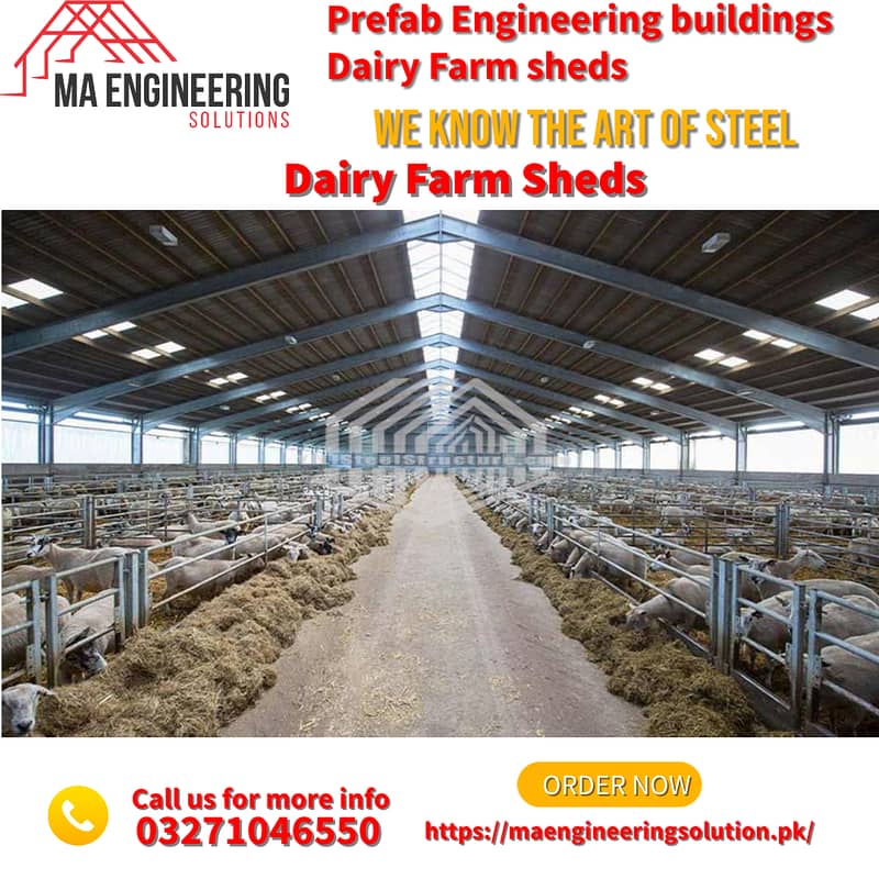 Dairy Farm Sheds / Warehouse Sheds / Industrial Sheds 2