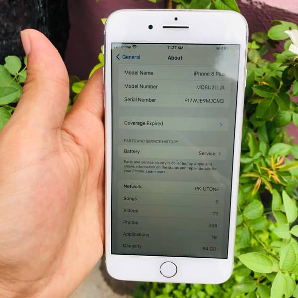 iPhone 8Plus (64Gb - Officially PTA Approved - 68% Health) 7