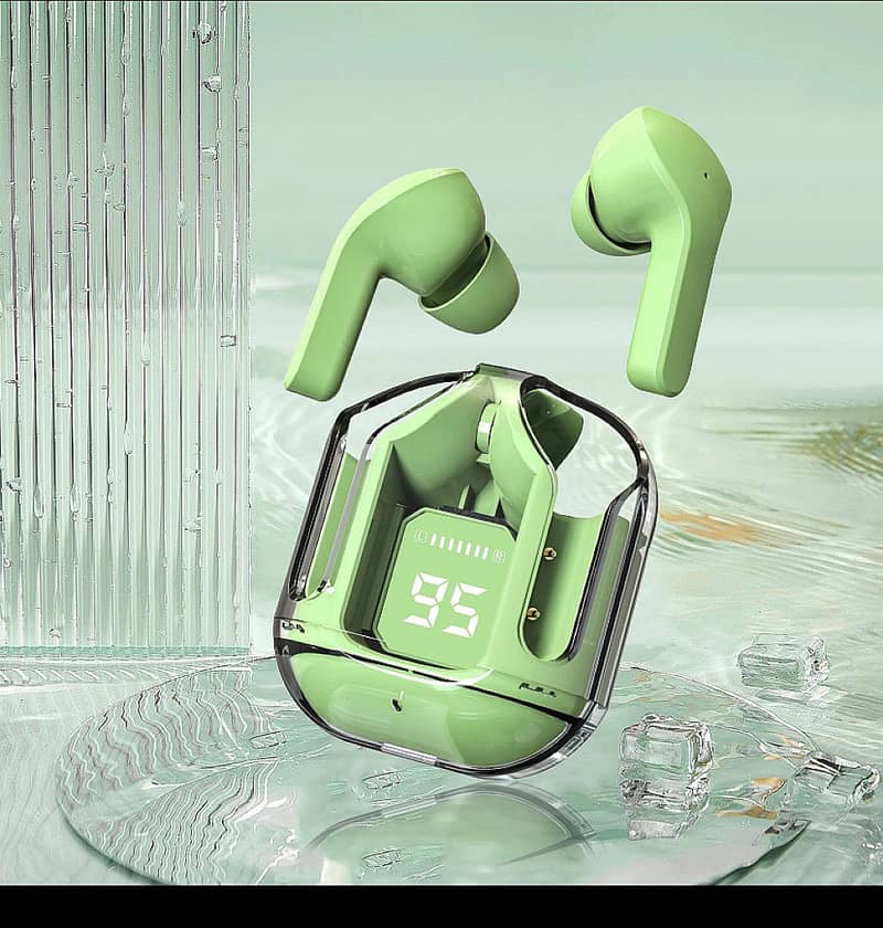 Air31 Earbuds Wireless Crystal Transparent Bluetooth 3