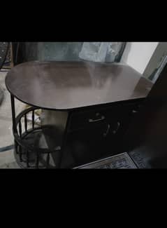 Stylish iron table