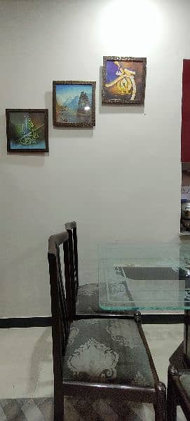 Dining table 6 seater| Dining Table with Dining Chairs| 6 seats 4