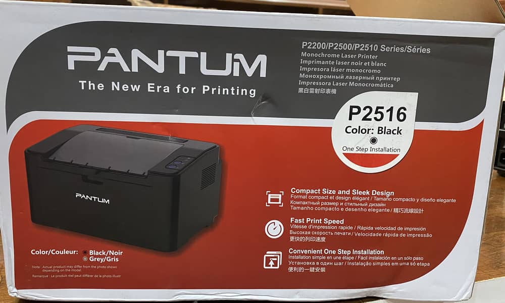 Pantum P2516 Black Laser Printer 0