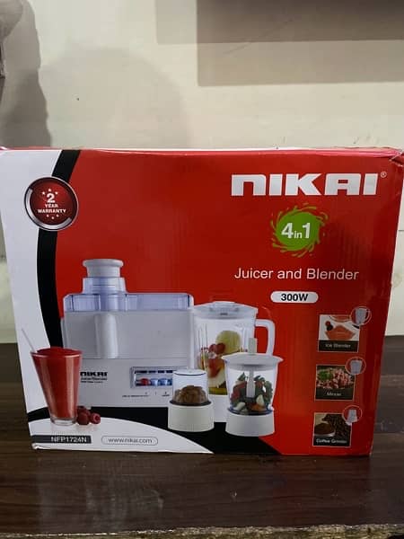 NIKAI  juicer and blender brand new . negotiable 0