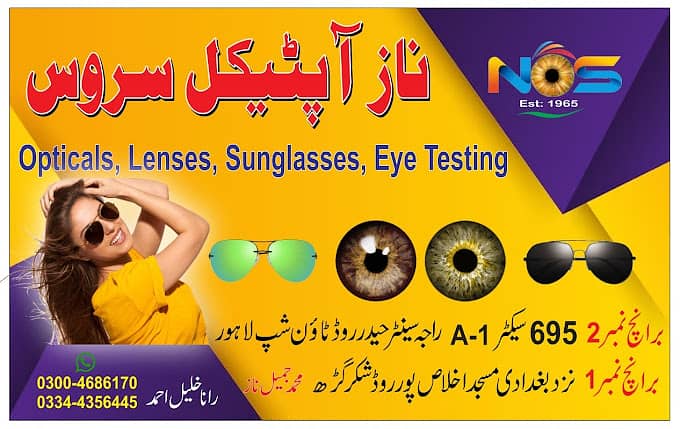 EYEWEARS SALE BASE AND MARKEETING JOB 0