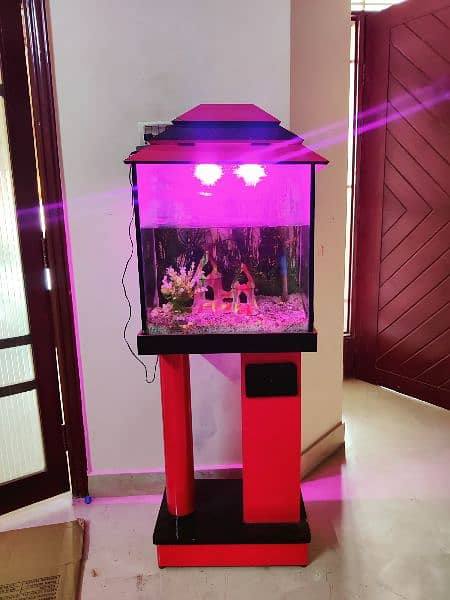 Aquarium with 3 fish 0