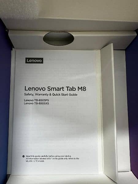Lenovo smart tab m8 - mint condition with box 7