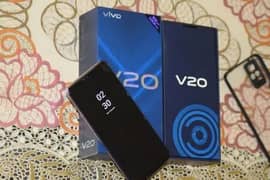 VIVO V20 MODEL FOR SALE 8 / 128 memory slim handy mobile phone