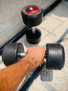 Rubber coated dumbles / Gym / Fitness / Dumbbells