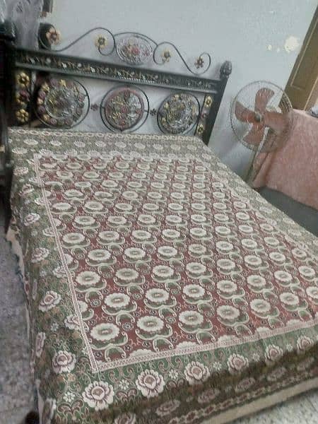 iron double bed 1