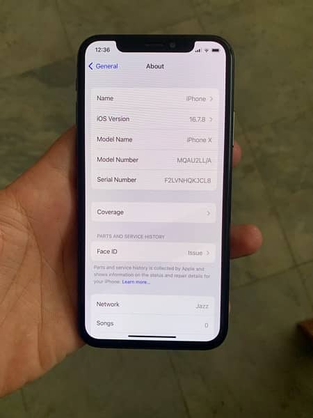 iphone x 256gb pta apv 2