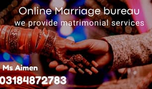 Marriage bureau Lahore / online rishta service