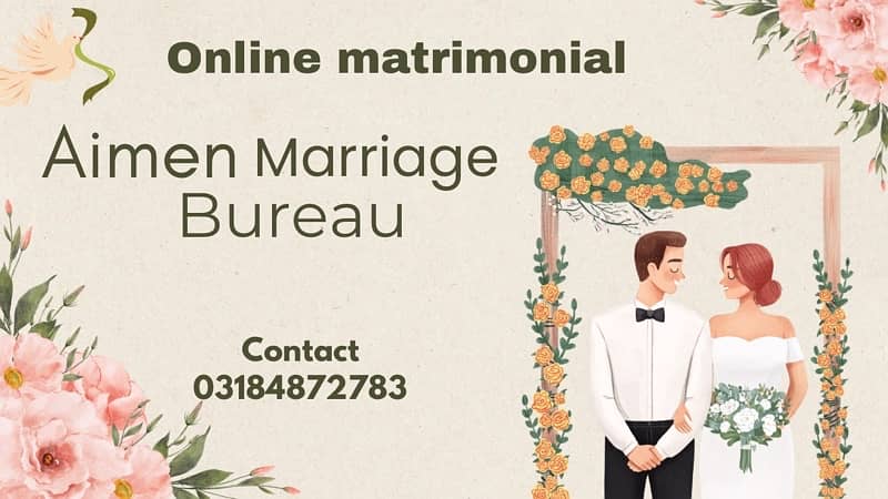 lahore Marriage bureau / online rishta service lahore 0