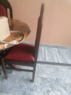 dinning table full set . Good condition