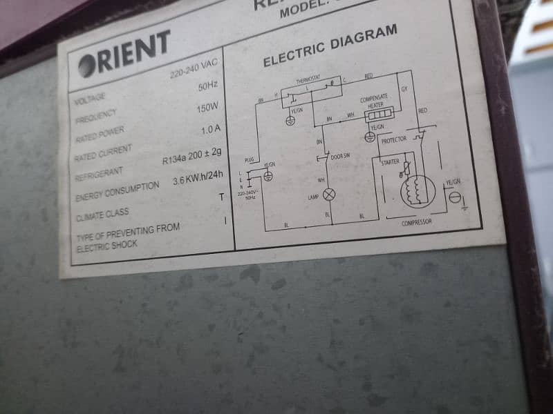 Refrigerator Orient 7