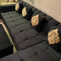 brand new L Shaped 7 seater with table