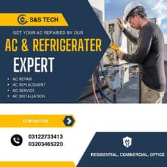 AC Repairing, AC Installation, AC Service, Split / Inverter ACs
