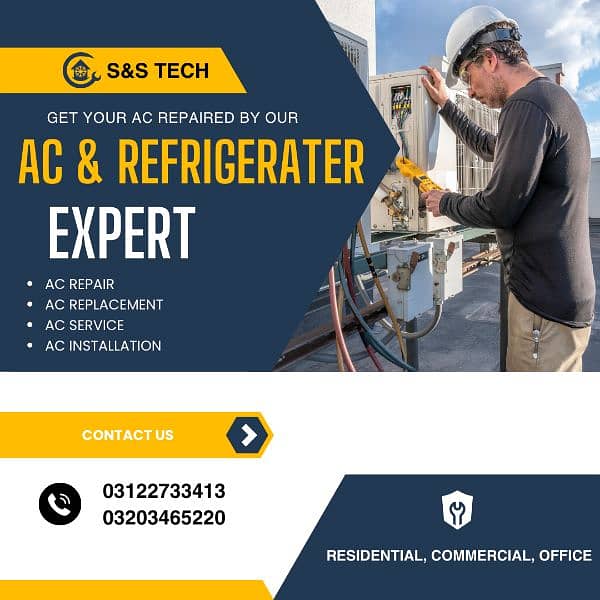 AC Repairing, AC Installation, AC Service, Split / Inverter ACs 0