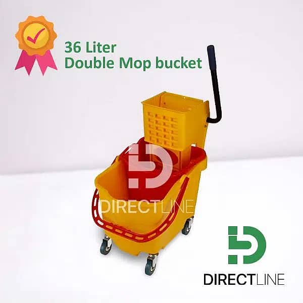 Mop trolley|Mop Bucket|Dustbin|Janitorial Trolley| 2