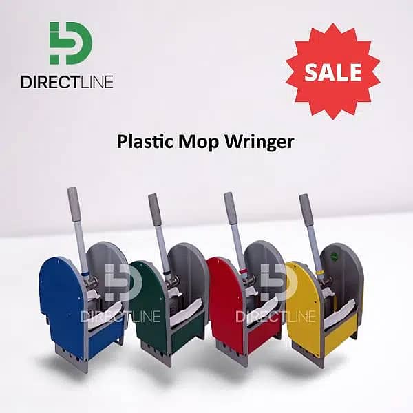 Mop trolley|Mop Bucket|Dustbin|Janitorial Trolley| 5