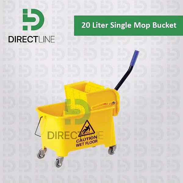 Mop trolley|Mop Bucket|Dustbin|Janitorial Trolley| 11