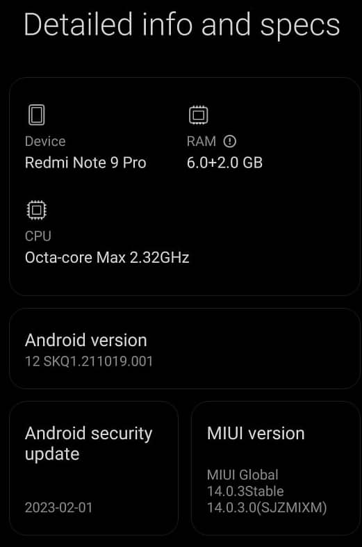 Redmi Note 9 Pro 8