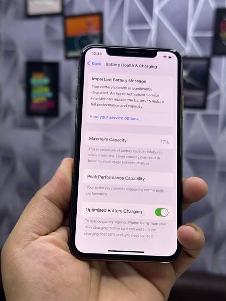 iphone Xs 256gb Pta approved 10/10 waterpack 8