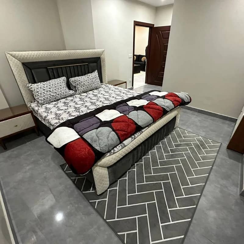 Two bed apartment fully furnished avilable for rent in Bahria Town phase 7 9