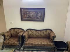 used 6 chinioti sofa set designer for sale urgently condition 10 by 10