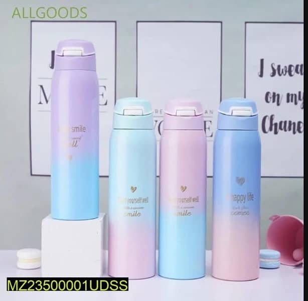 Stainless Steel Thermos Water Bottle, 500m 3