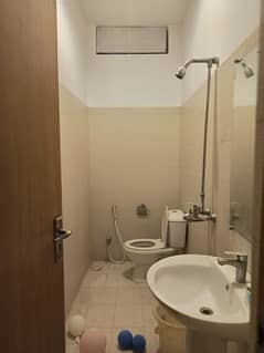 Neet and clean 3 bedroom attached washroom ground portion 13 Marla at Prime location demand 110000