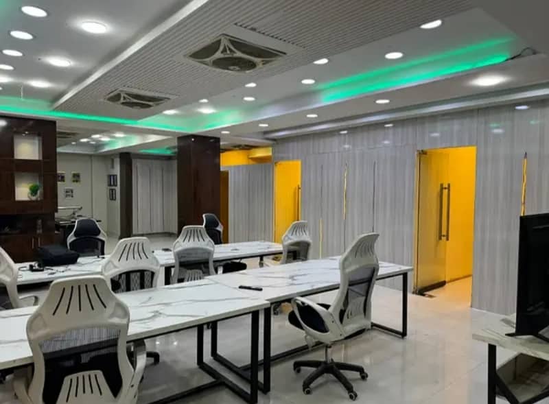8 MARLA FURNISHED OFFICE AVAILABLE FOR RENT 9