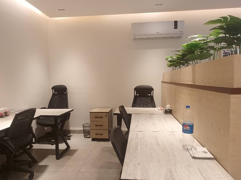 8 MARLA FURNISHED OFFICE FLOOR AVAILABLE FOR RENT FACING COURTYARD 3
