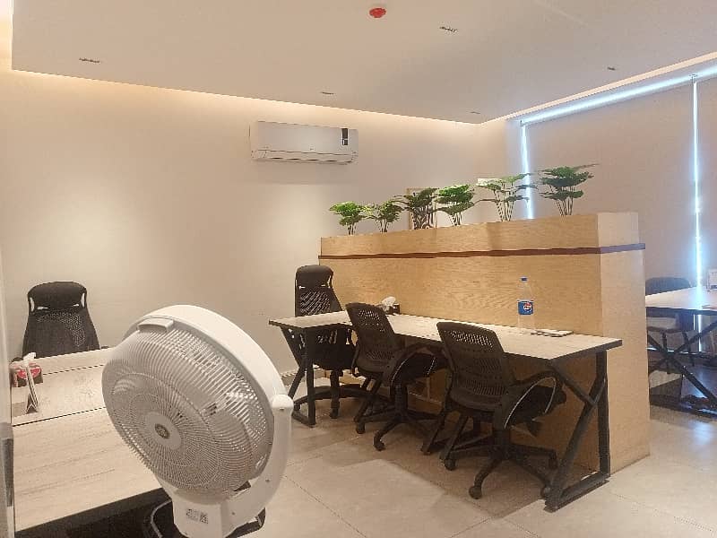 8 MARLA FURNISHED OFFICE FLOOR AVAILABLE FOR RENT FACING COURTYARD 6